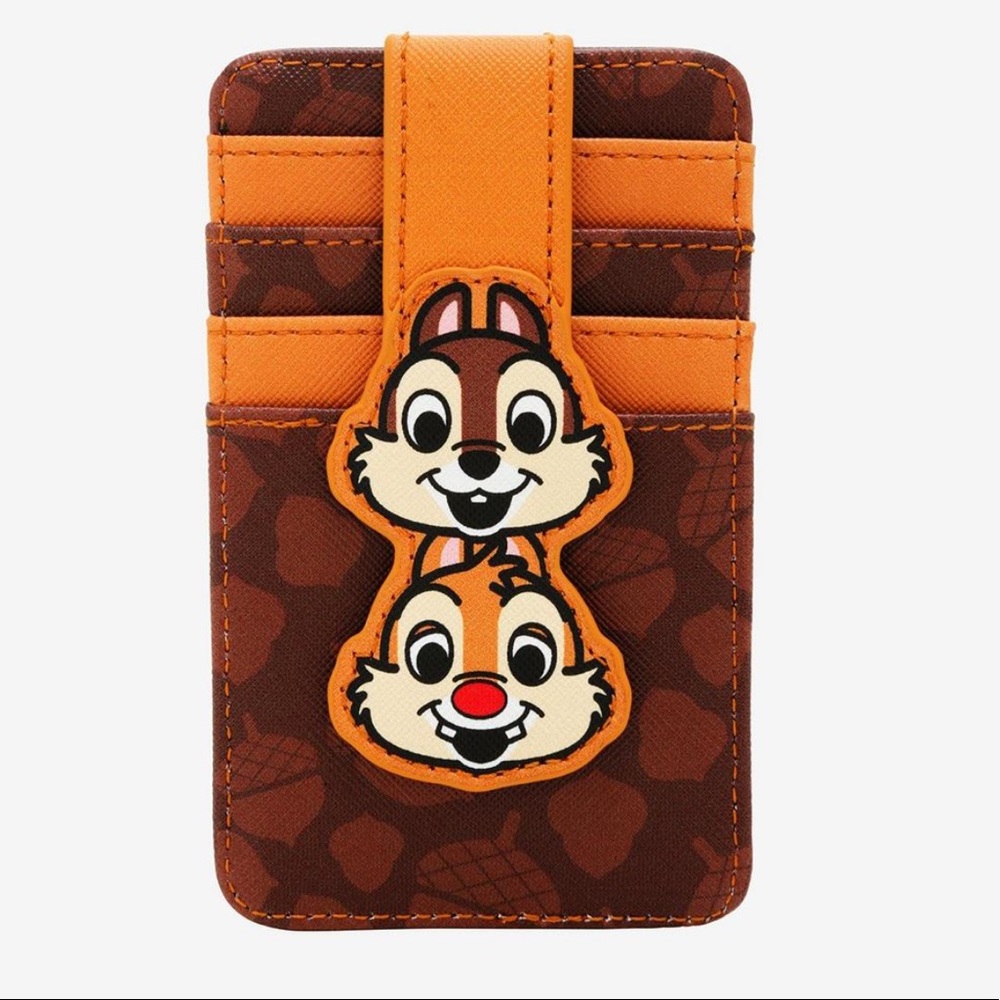 BRAND NEW Loungefly Chip and Dale cardholder